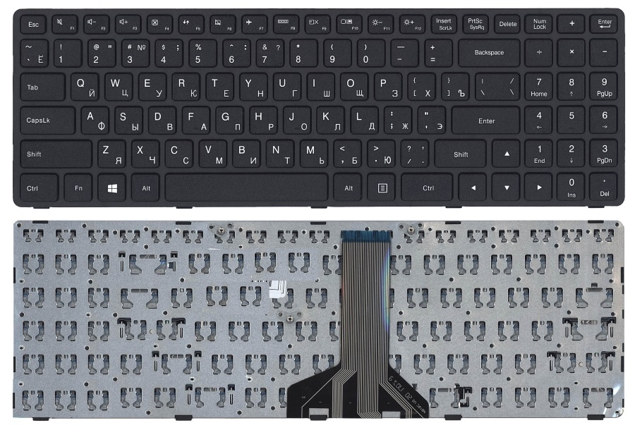 Клавиатура для Lenovo 300-15 100-15IBD черная